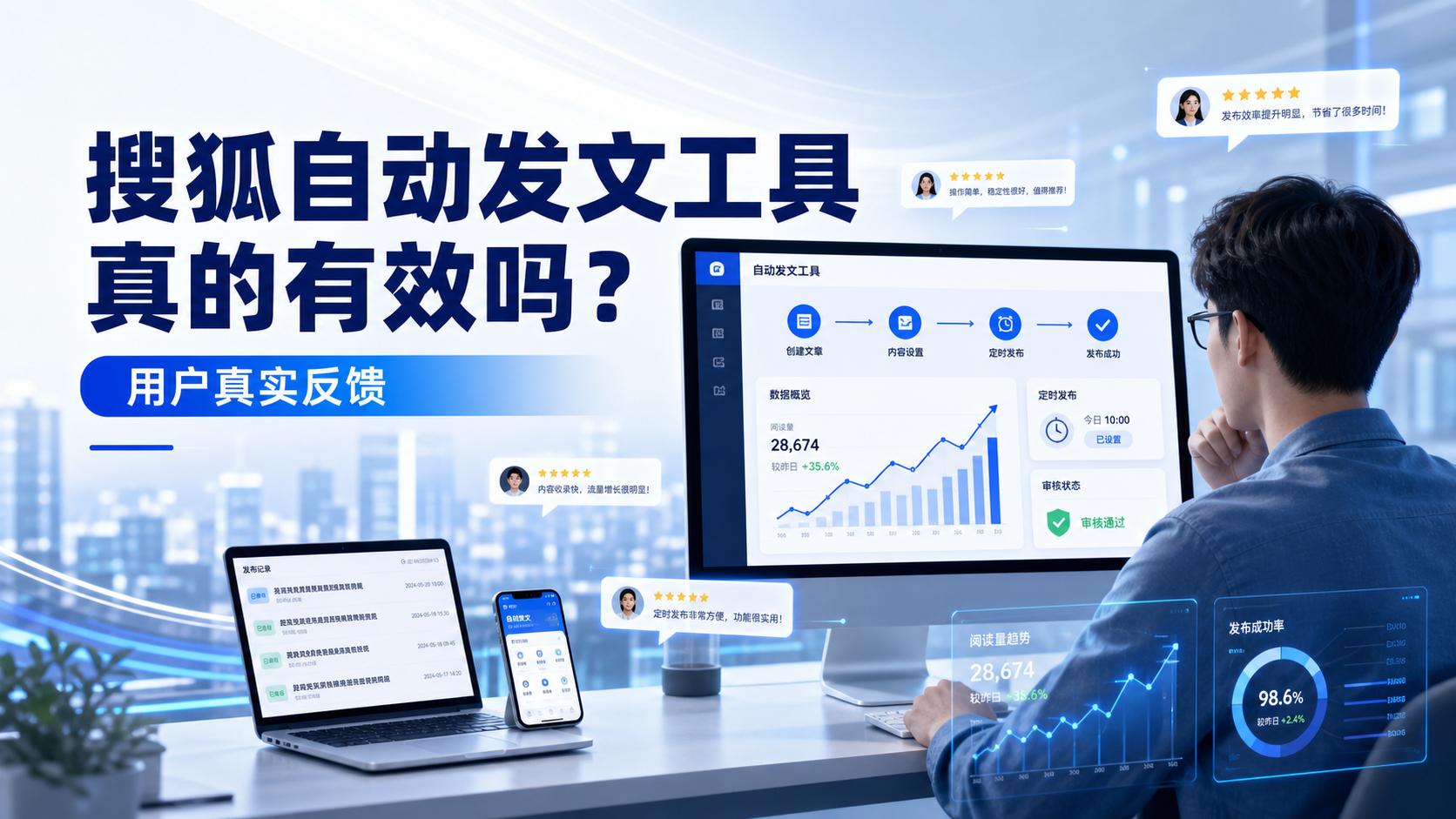 搜狐自动发文工具真的有效吗？淮安用户的真实反馈